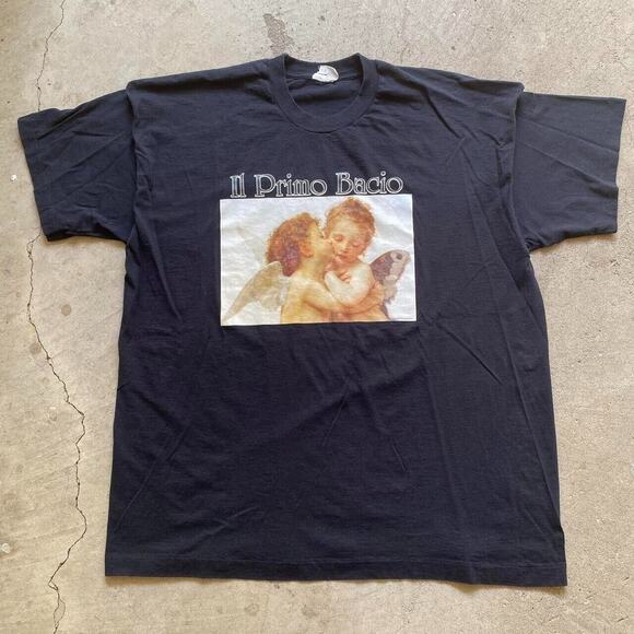 Vintage 1998 Il Primo Bacio First Kiss Angels T-Shirt. Size XXL - Picture 2 of 4